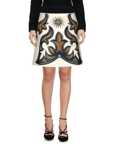 Fausto Puglisi Knee Length Skirts In Ivory