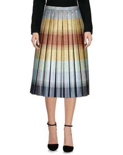 Marco De Vincenzo 3/4 Length Skirts In Gold