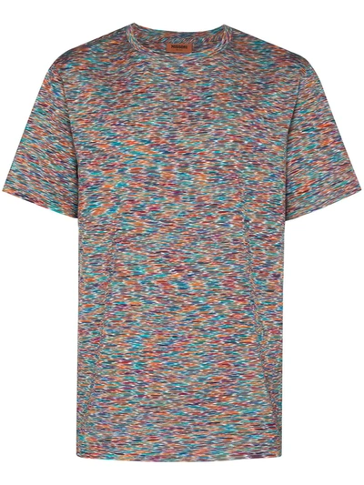 Missoni Mélange Effect Short-sleeve T-shirt In Multicolor