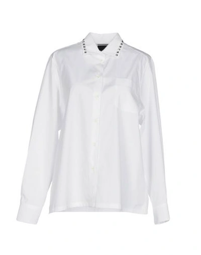 Valentino Woman Shirt White Size 10 Cotton