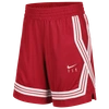 Nike Fly Crossover Big Kids' (girls') Basketball Shorts In University Red/white