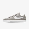 Nike Men's Court Legacy Canvas Casual Sneakers From Finish Line In College Grey,black,white