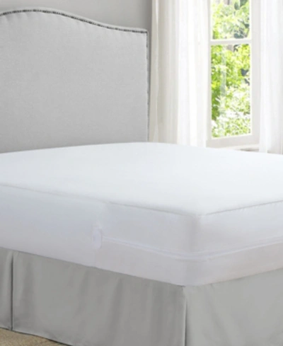 All-in-one Easy Care Full Mattress Protector With Bed Bug Blocker In White