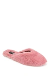 Journee Collection Journee Sundown Faux Fur Slipper In Mauve