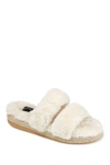 Journee Collection Women's Relaxx Espadrille Slippers In Ivory