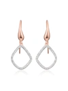Monica Vinader Gold-plated Diamond Riva Kite Earrings