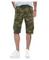 X-ray Men's Belted D-ring Cargo Shorts In Olive Camo