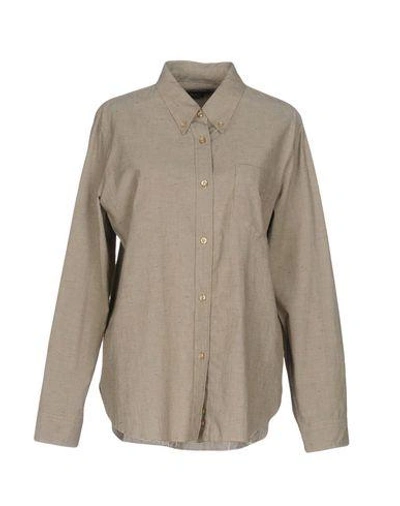 Isabel Marant Patterned Shirts & Blouses In Grey