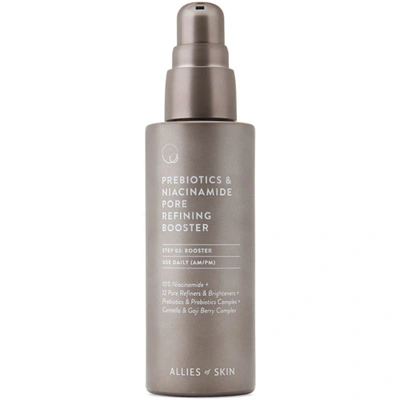 Allies Of Skin Prebiotics & Niacinamide Pore Refining Booster, 50 ml In Grey