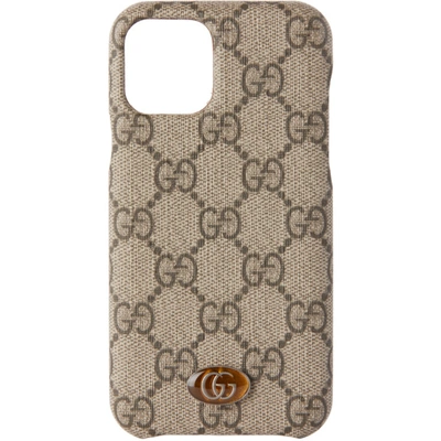 Gucci Beige Ophidia Gg Supreme Iphone 11 Pro Case