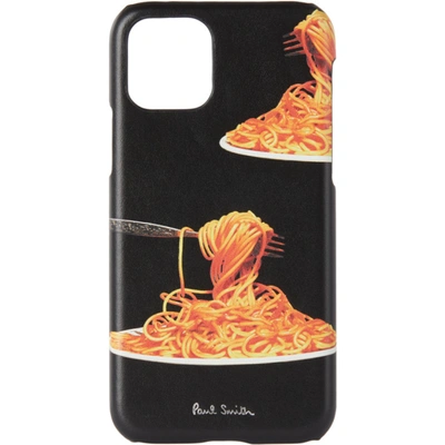 Paul Smith 50th Anniversary Black Spaghetti Iphone 11 Pro Case In Pr Printed