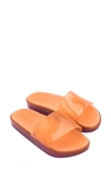 Melissa Beach Slide Sandal In Orange/ Pink