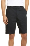 Nike Dri-fit Uv Flat Front Chino Golf Shorts In Black