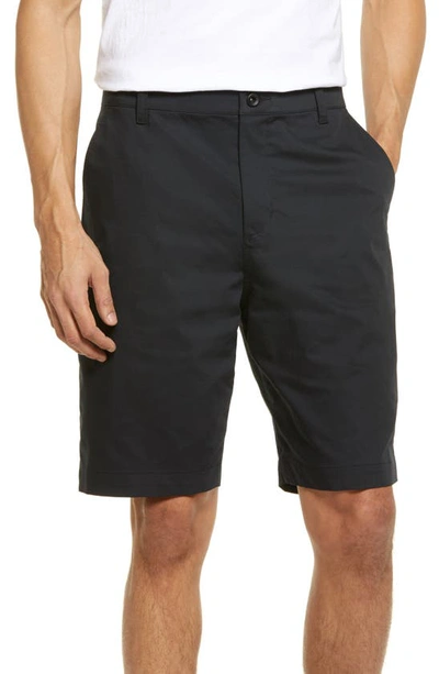 Nike Dri-fit Uv Flat Front Chino Golf Shorts In Black