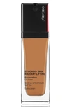 Shiseido Synchro Skin Radiant Lifting Foundation Spf 30 420 Bronze 1.0 oz/ 30 ml In 420 Bronze (tan With Golden Undertones)