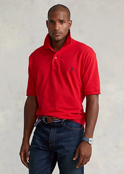 Polo Ralph Lauren The Iconic Mesh Polo Shirt In Royal Heather