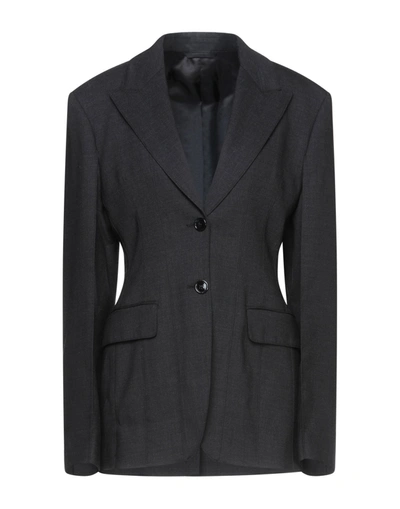 Acne Studios Suit Jackets In Steel Grey