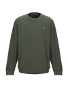 Lyle & Scott Crew Neck Lambswool Green