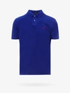 Polo Ralph Lauren Polo Shirt In Blu Aperto