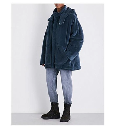Yeezy Season 4 Oversized Cotton-blend Puffer Jacket In Bat