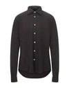 Fedeli Shirts In Dark Brown