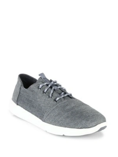 Toms Del Rey Canvas Sneakers In Steel Grey