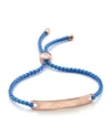 Monica Vinader Havana 18ct Rose Gold-plated Friendship Bracelet In Harrods