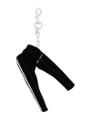 Palm Angels Track Pants Keyring In Black