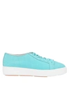 Santoni Sneakers In Turquoise