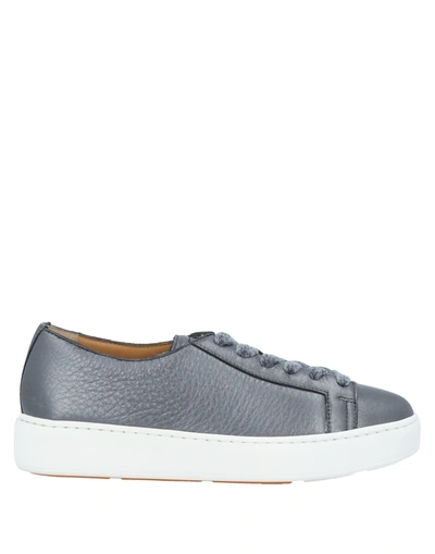 Santoni Sneakers In Grey