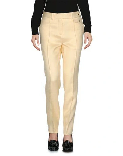 Celine Casual Trouser In Light Yellow