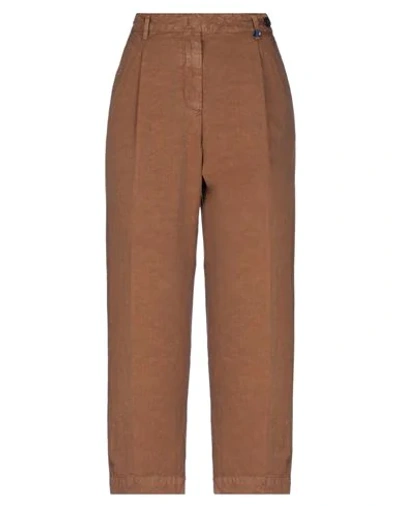 Myths Denim Pants In Brown