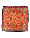Versace Square Scarf In Red