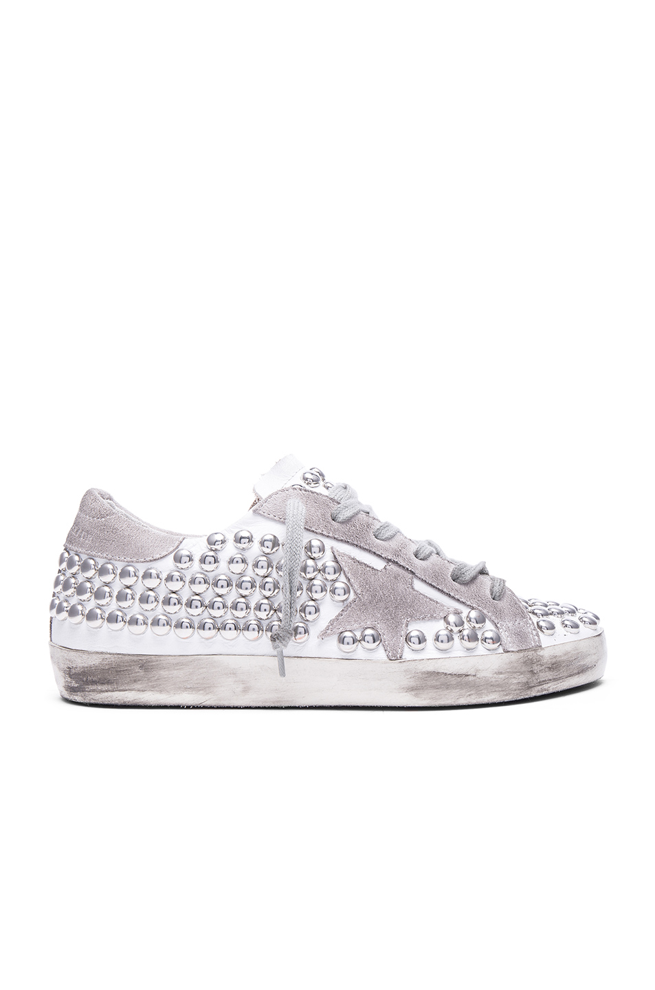 golden goose superstar studded sneakers