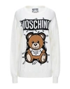 Moschino Sweaters In White