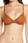 Skims Fits Everybody Unlined Underwire Bra In Copper