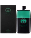 Gucci Men's Guilty Black Pour Homme Eau De Toilette, 6.7-oz.