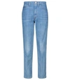 Frame Le Italien High Waist Ankle Straight Leg Jeans In Blue