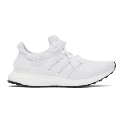 Adidas Originals White Ultraboost 5.0 Dna Running Sneakers In Footwear White/core White