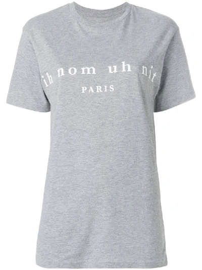 Ih Nom Uh Nit Logo T- Shirt In White