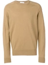 Ami Alexandre Mattiussi Crew Neck Sweater In Neutrals