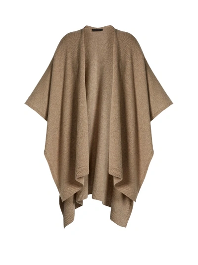 The Row Hern Cashmere Cape In Beige