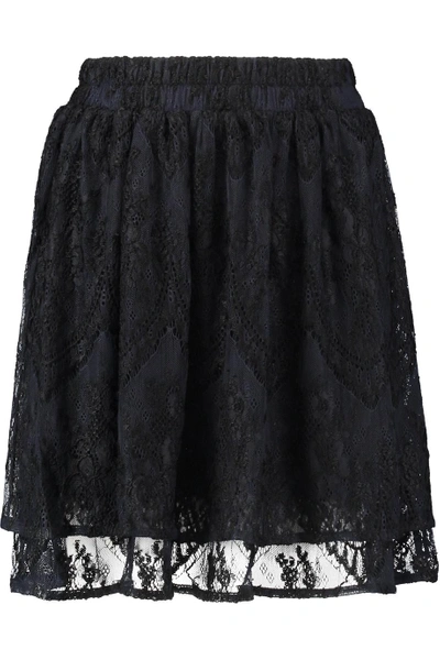 Ganni Pointelle Knit Mini Skirt
