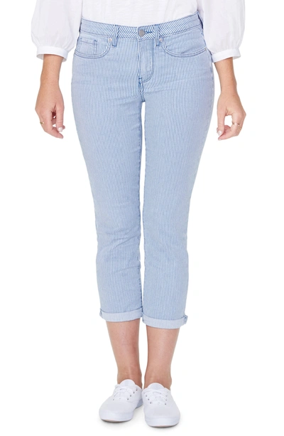 Nydj Chloe Cropped Tummy-control Jeans In Valhalla