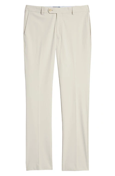 Peter Millar Stealth Tailored Fit Water Resistant Performance Pants In Oatmeal