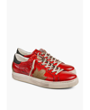 Sepol Fresh Leather Sneaker In Red