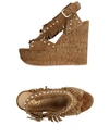 Ash Sandals In Khaki