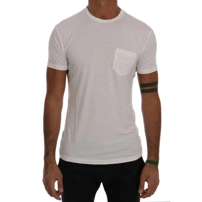 Daniele Alessandrini White Cotton Crewneck T-shirt