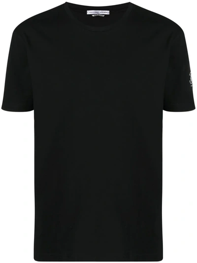 Daniele Alessandrini Black Cotton Crewneck T-shirt
