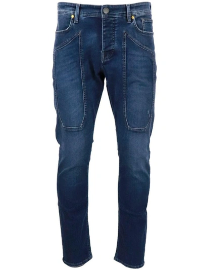 Jeckerson Jeans In Cotton Blend In Blue